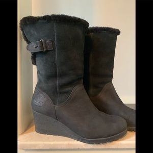 UGG winter heeled boots
